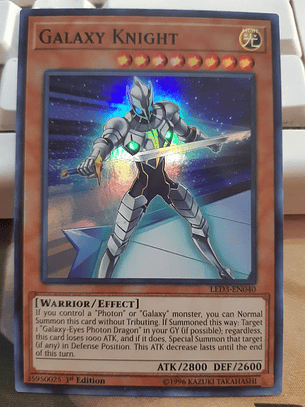 Galaxy Knight - LED3-EN040 - Super Rare