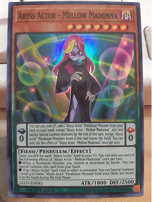 Abyss Actor - Mellow Madonna - LED3-EN045 - Super Rare