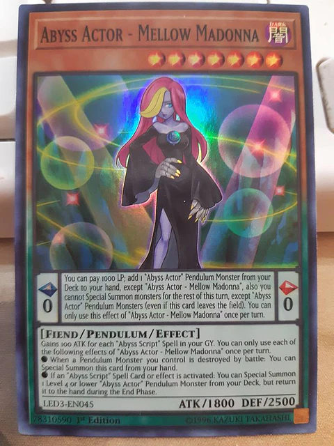 Abyss Actor - Mellow Madonna - LED3-EN045 - Super Rare