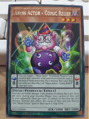 Abyss Actor - Comic Relief - LED3-EN046 - Rare