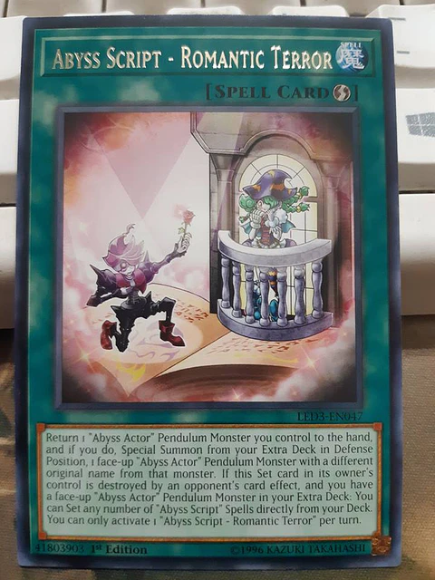 Abyss Script - Romantic Terror - LED3-EN047 - Rare