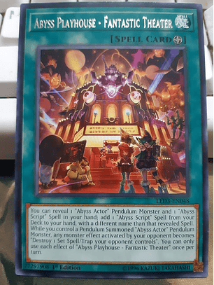 Abyss Playhouse - Fantastic Theater - LED3-EN048 - Rare 