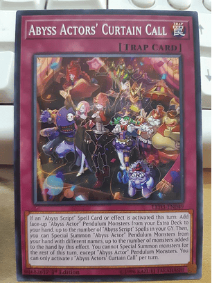 Abyss Actors' Curtain Call - LED3-EN049 - Common