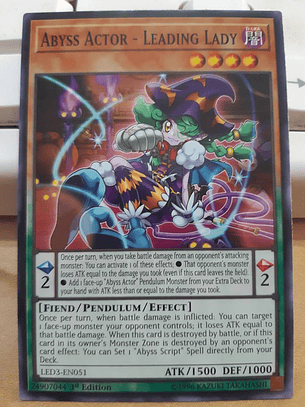 Abyss Actor - Leading Lady - LED3-EN051 - Common