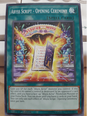 Abyss Script - Opening Ceremony - LED3-EN053 - Common