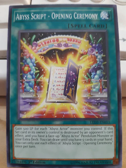 Abyss Script - Opening Ceremony - LED3-EN053 - Common
