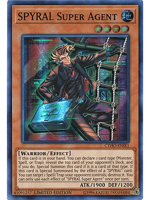 SPYRAL Super Agent - CYHO-ENSE1 - Super Rare Limited Edition