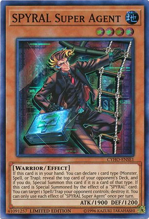 SPYRAL Super Agent - CYHO-ENSE1 - Super Rare Limited Edition
