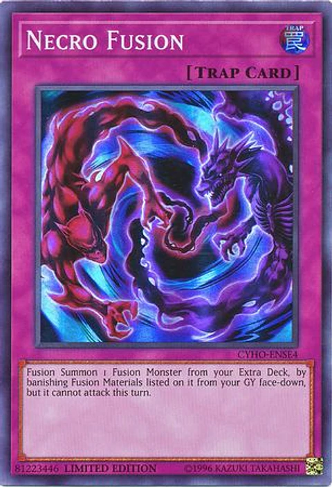 Necro Fusion - CYHO-ENSE4 - Super Rare Limited Edition 