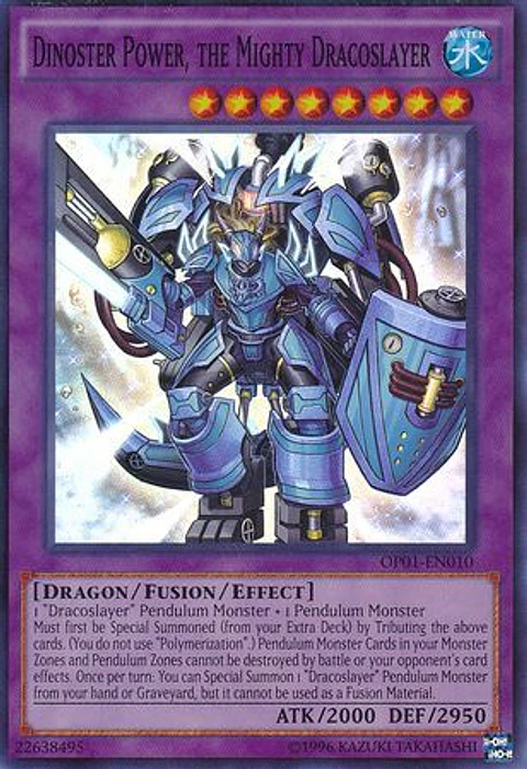 Dinoster Power, the Mighty Dracoslayer - OP01-EN010 - Super Rare (español)