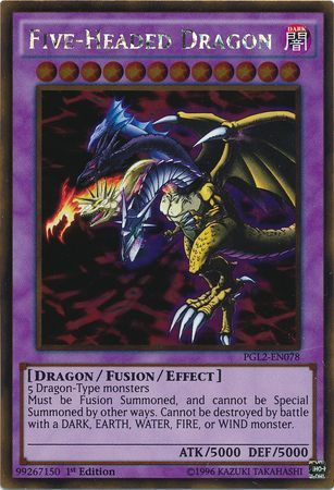 Five-Headed Dragon - PGL2-EN078 - Gold Rare 1