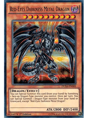 Red-Eyes Darkness Metal Dragon - DUSA-EN068 - Ultra Rare
