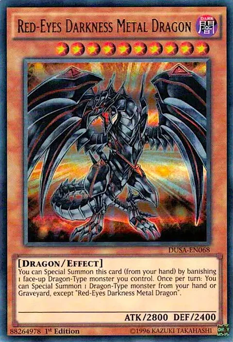 Red-Eyes Darkness Metal Dragon - DUSA-EN068 - Ultra Rare