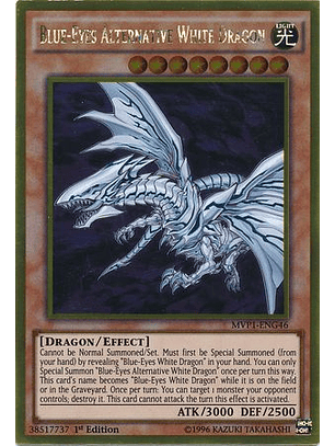 Blue-Eyes Alternative White Dragon - MVP1-ENG46 - Gold Rare  