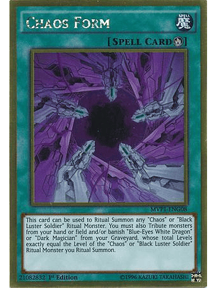 Chaos Form - MVP1-ENG08 - Gold Rare