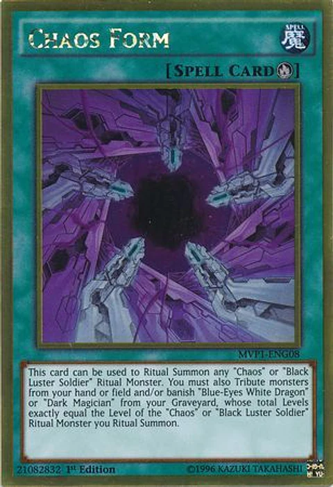Chaos Form - MVP1-ENG08 - Gold Rare