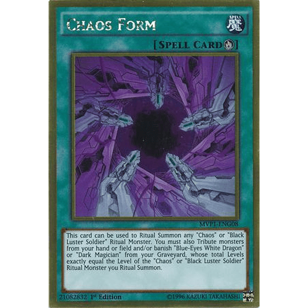 Chaos Form - MVP1-ENG08 - Gold Rare