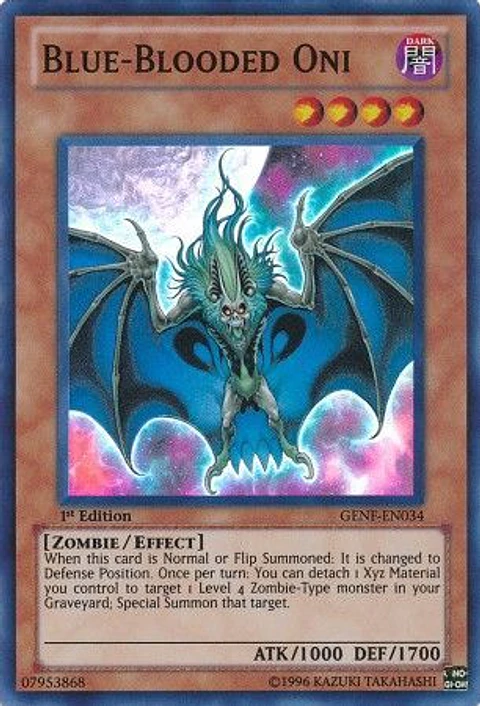 Blue-Blooded Oni - GENF-EN034 - Super Rare