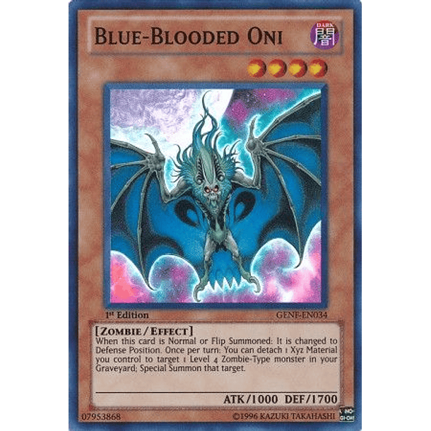 Blue-Blooded Oni - GENF-EN034 - Super Rare