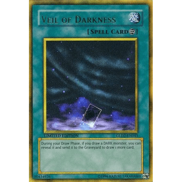 Veil of Darkness - GLD2-EN043 - Gold Rare