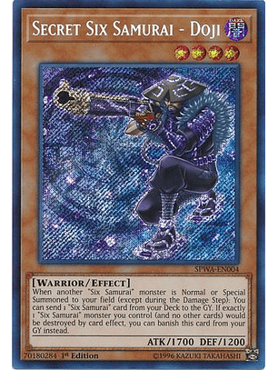 Secret Six Samurai - Doji - SPWA-EN004 - Secret Rare