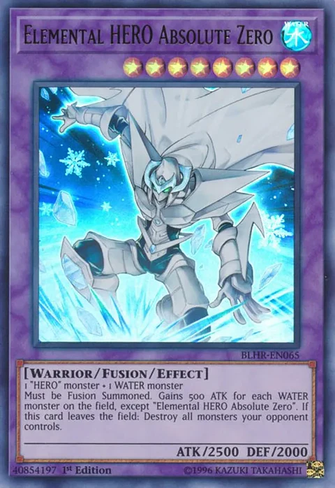 Elemental HERO Absolute Zero - BLHR-EN065 - Ultra Rare