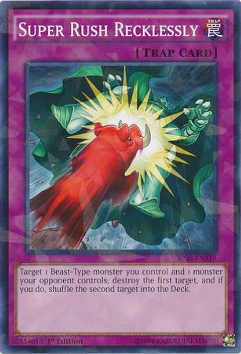 Super Rush Recklessly - BP03-EN219 - Shatterfoil Rare