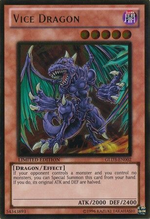 Vice Dragon - GLD3-EN002 - Gold Rare 1