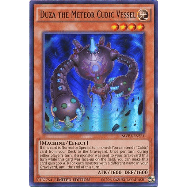 Duza the Meteor Cubic Vessel - MVP1-ENSE1 - Ultra Rare