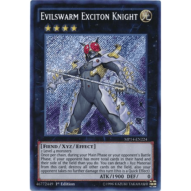 Evilswarm Exciton Knight - MP14-EN224 - Secret Rare