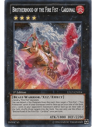 Brotherhood of the Fire Fist - Cardinal - LTGY-EN054 - Secret Rare (español)