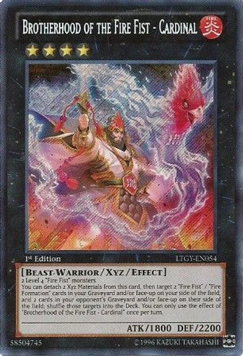 Brotherhood of the Fire Fist - Cardinal - LTGY-EN054 - Secret Rare (español)