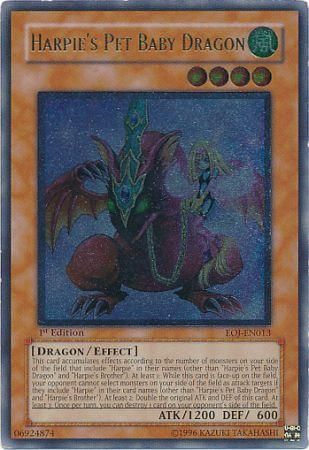 Ultimate Rare - Harpie's Pet Baby Dragon - EOJ-EN013 1