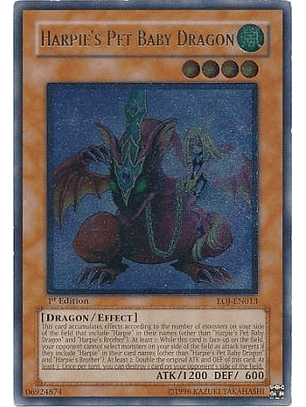 Ultimate Rare - Harpie's Pet Baby Dragon - EOJ-EN013
