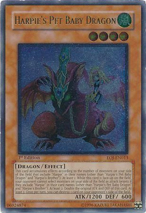 Ultimate Rare - Harpie's Pet Baby Dragon - EOJ-EN013