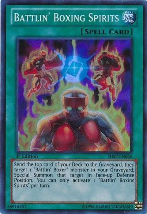 Battlin' Boxing Spirits - SHSP-EN060 - Super Rare