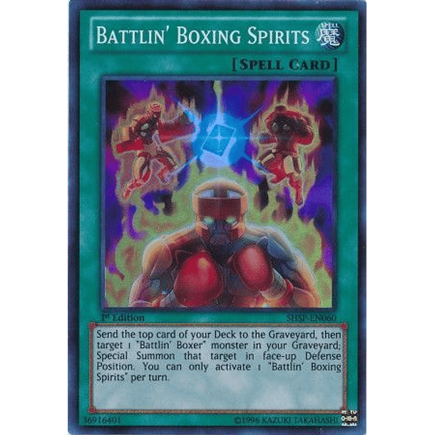 Battlin' Boxing Spirits - SHSP-EN060 - Super Rare