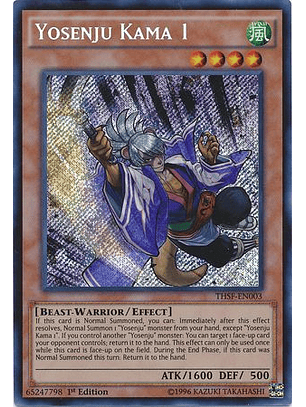 Yosenju Kama 1 - THSF-EN003 - Secret Rare