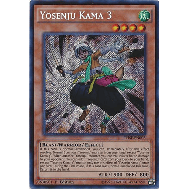 Yosenju Kama 3 - THSF-EN005 - Secret Rare