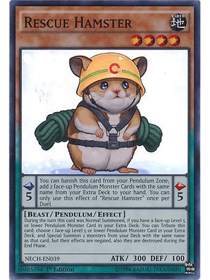 Rescue Hamster - NECH-EN039 - Super Rare 