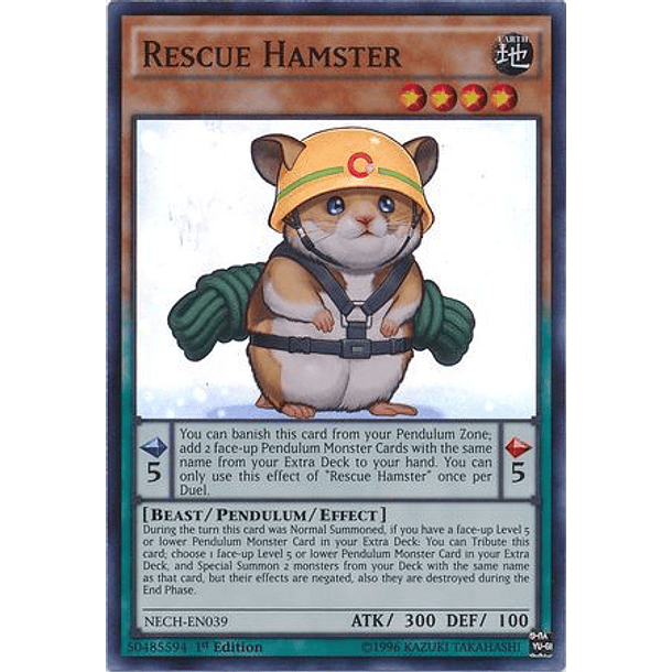 Rescue Hamster - NECH-EN039 - Super Rare 