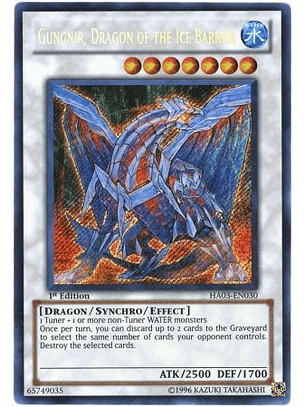 Gungnir, Dragon of the Ice Barrier - HA03-EN030 - Secret Rare