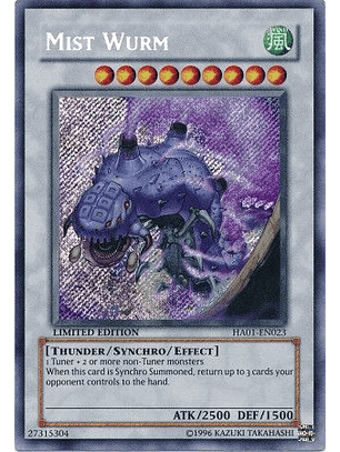 Mist Wurm - HA01-EN023 - Secret Rare 