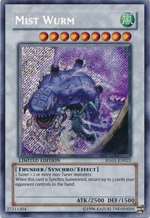 Mist Wurm - HA01-EN023 - Secret Rare 