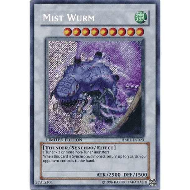 Mist Wurm - HA01-EN023 - Secret Rare 