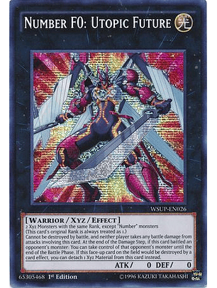 Number F0: Utopic Future - WSUP-EN026 - Prismatic Secret Rare