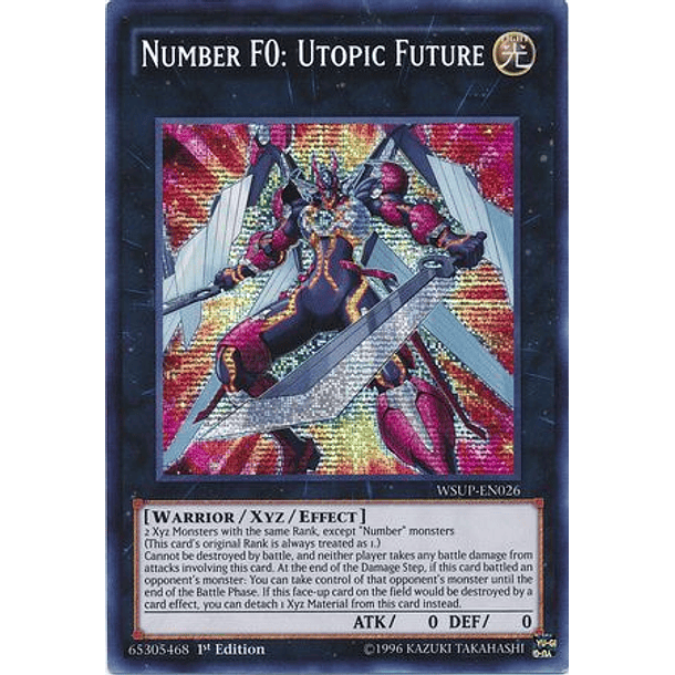 Number F0: Utopic Future - WSUP-EN026 - Prismatic Secret Rare