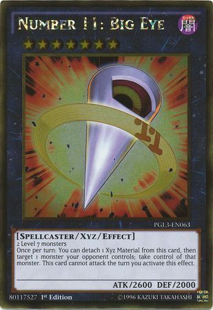 Number 11: Big Eye - PGL3-EN063 - Gold Rare   1