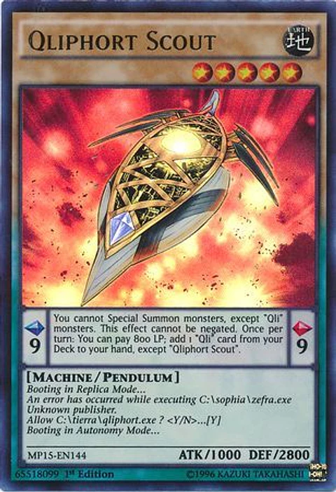 Qliphort Scout - MP15-EN144 - Ultra Rare 