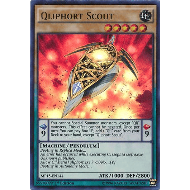 Qliphort Scout - MP15-EN144 - Ultra Rare 